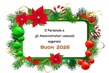 Il Personale e gli Amministratori comunali augurano Buon  2026
