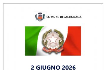 Tricolore e ripresa del testo in descrizione