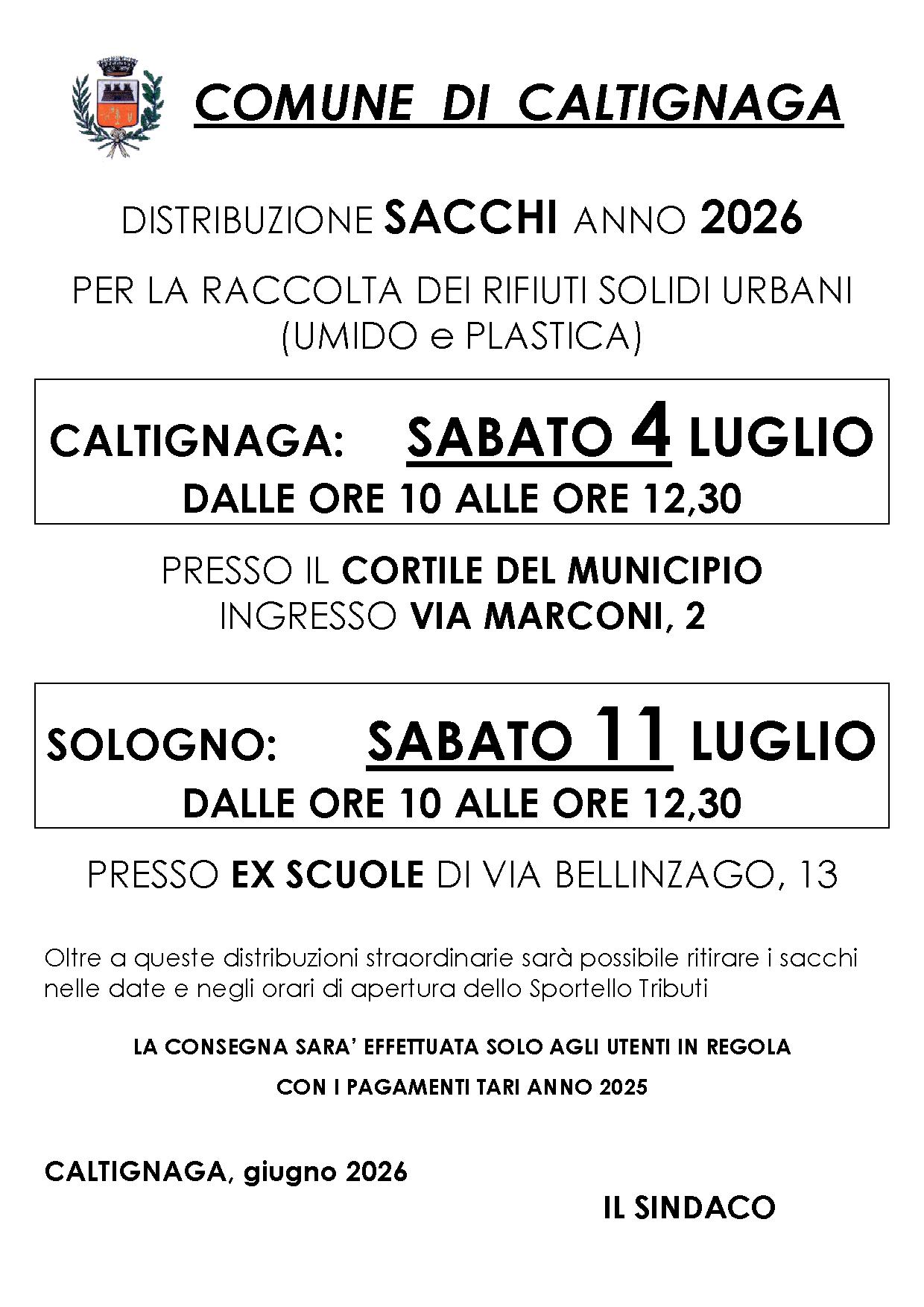 Volantino con riproduzione testo
